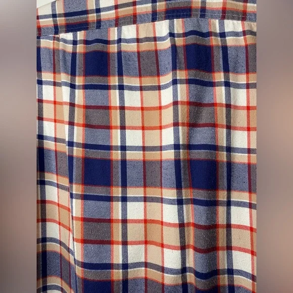 J. Crew Men's 100% Cotton Plaid Flannel Casual Button Front Shirt, Sz M - Picture 4 of 4